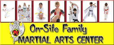 on site family karate logo
